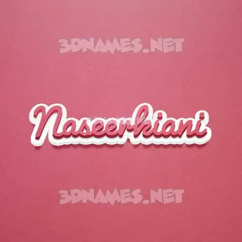 naseerkiani in Red Scribble style - 3D name wallpaper naseerkiani in Red Scribble style - 3D name wallpaper