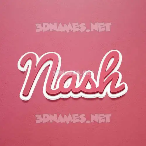 nash in Red Scribble style - 3D name wallpaper nash in Red Scribble style - 3D name wallpaper