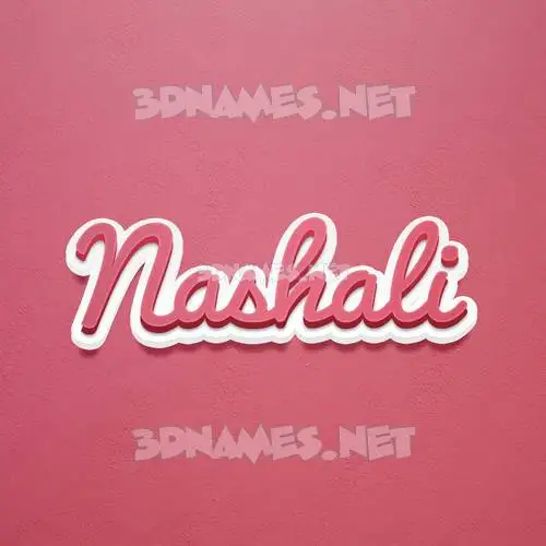 nashali in Red Scribble style - 3D name wallpaper nashali in Red Scribble style - 3D name wallpaper