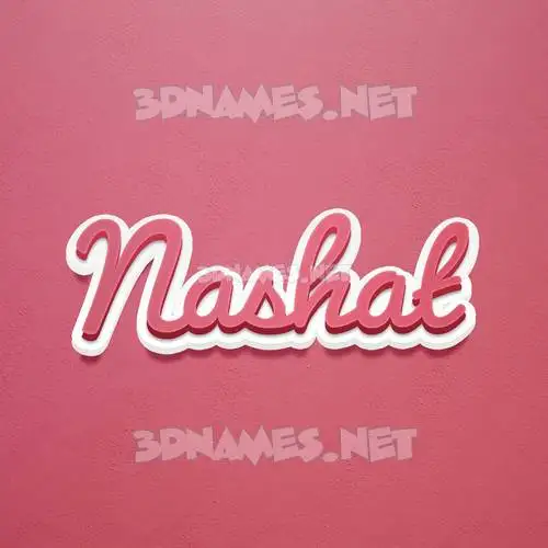 nashat in Red Scribble style - 3D name wallpaper nashat in Red Scribble style - 3D name wallpaper