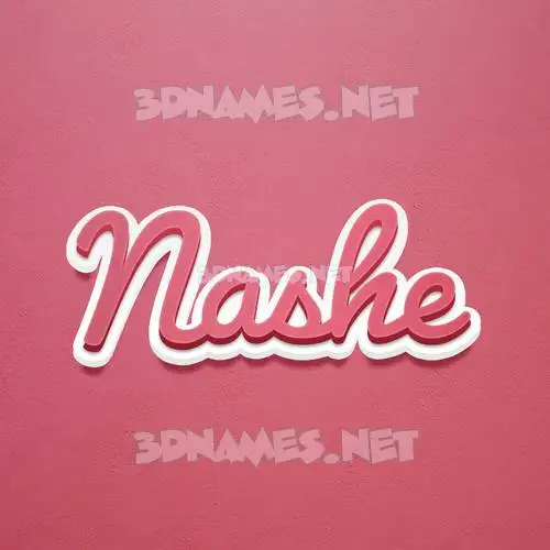 nashe in Red Scribble style - 3D name wallpaper nashe in Red Scribble style - 3D name wallpaper