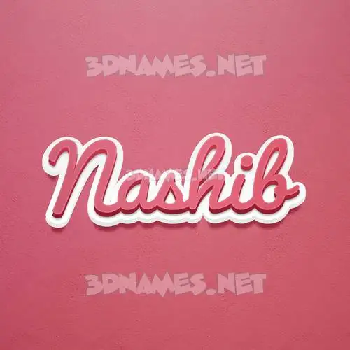 nashib in Red Scribble style - 3D name wallpaper nashib in Red Scribble style - 3D name wallpaper