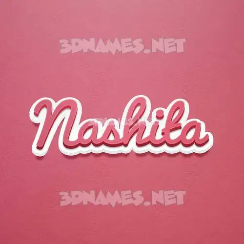 nashita in Red Scribble style - 3D name wallpaper nashita in Red Scribble style - 3D name wallpaper