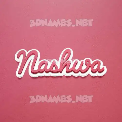 nashwa in Red Scribble style - 3D name wallpaper nashwa in Red Scribble style - 3D name wallpaper