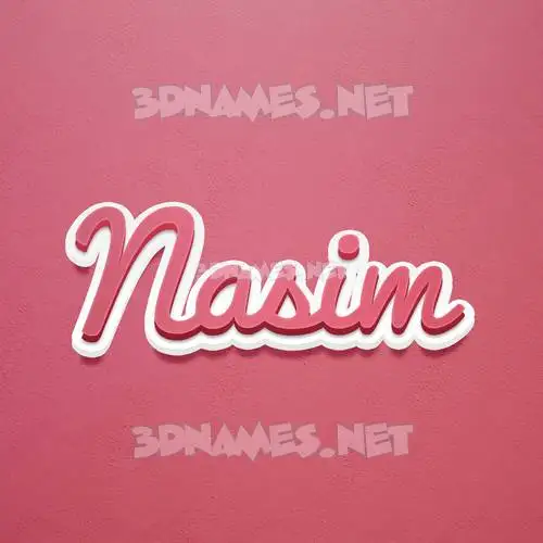 nasim in Red Scribble style - 3D name wallpaper nasim in Red Scribble style - 3D name wallpaper