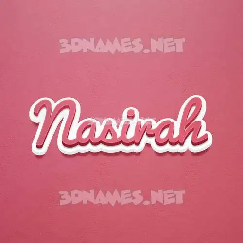 nasirah in Red Scribble style - 3D name wallpaper nasirah in Red Scribble style - 3D name wallpaper