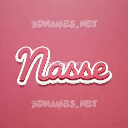 nasse in Red Scribble style - 3D name wallpaper nasse in Red Scribble style - 3D name wallpaper