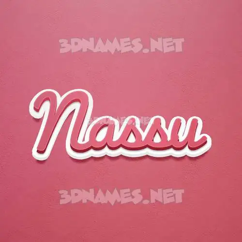 nassu in Red Scribble style - 3D name wallpaper nassu in Red Scribble style - 3D name wallpaper