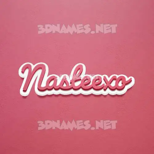 nasteexo in Red Scribble style - 3D name wallpaper nasteexo in Red Scribble style - 3D name wallpaper