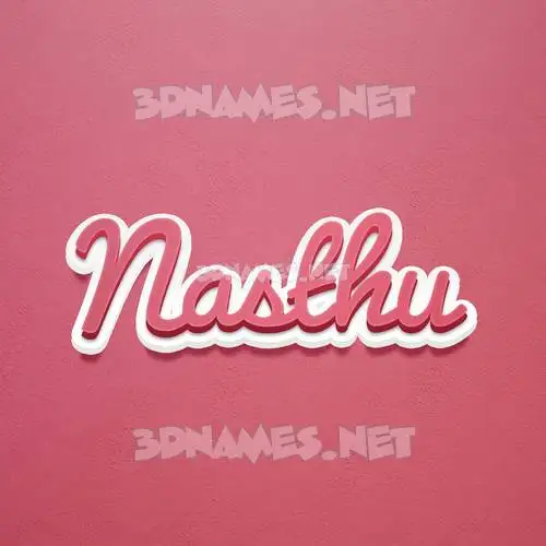 nasthu in Red Scribble style - 3D name wallpaper nasthu in Red Scribble style - 3D name wallpaper