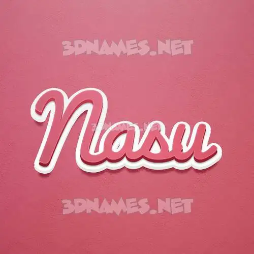 nasu in Red Scribble style - 3D name wallpaper nasu in Red Scribble style - 3D name wallpaper