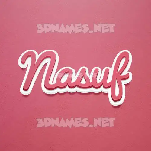 nasuf in Red Scribble style - 3D name wallpaper nasuf in Red Scribble style - 3D name wallpaper