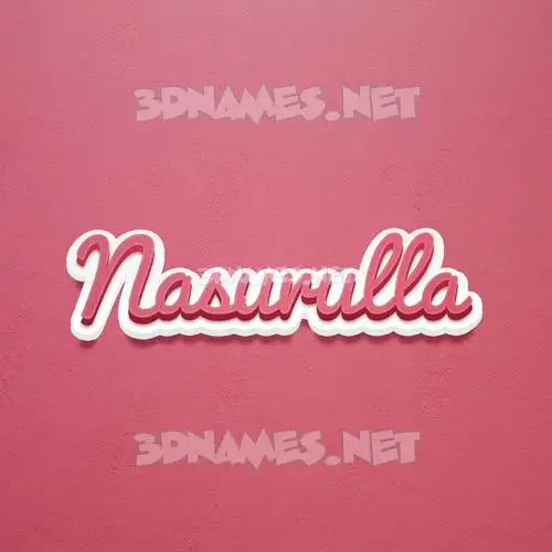 nasurulla in Red Scribble style - 3D name wallpaper nasurulla in Red Scribble style - 3D name wallpaper