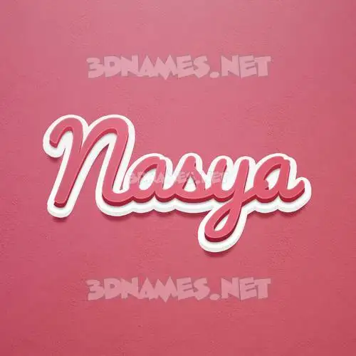 nasya in Red Scribble style - 3D name wallpaper nasya in Red Scribble style - 3D name wallpaper