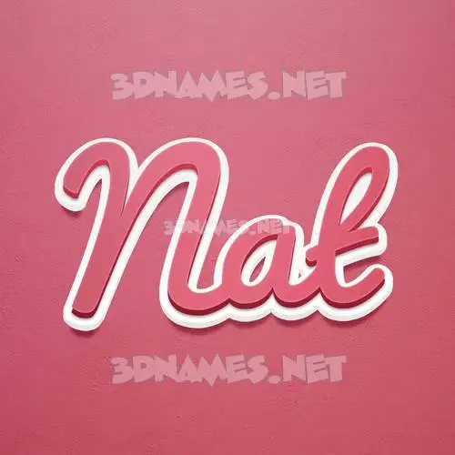 nat in Red Scribble style - 3D name wallpaper nat in Red Scribble style - 3D name wallpaper