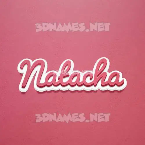natacha in Red Scribble style - 3D name wallpaper natacha in Red Scribble style - 3D name wallpaper