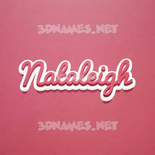 nataleigh in Red Scribble style - 3D name wallpaper nataleigh in Red Scribble style - 3D name wallpaper