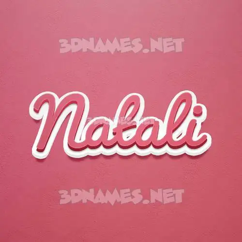 natali in Red Scribble style - 3D name wallpaper natali in Red Scribble style - 3D name wallpaper