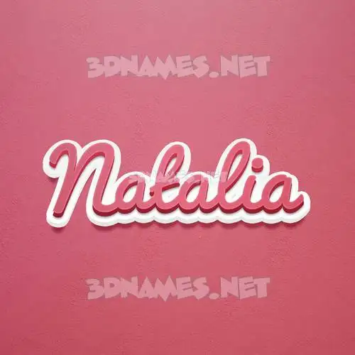 natalia in Red Scribble style - 3D name wallpaper natalia in Red Scribble style - 3D name wallpaper