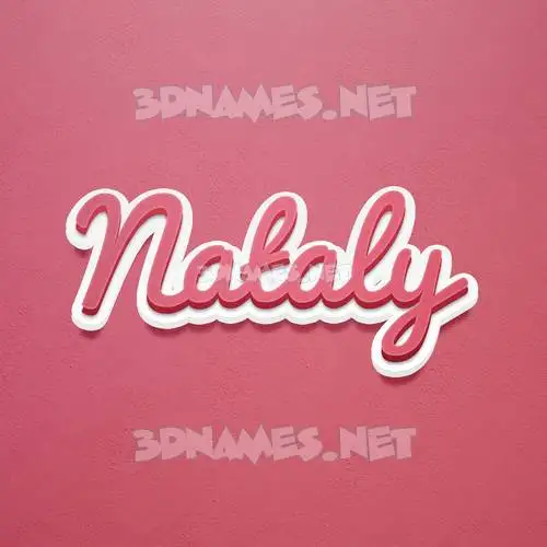 nataly in Red Scribble style - 3D name wallpaper nataly in Red Scribble style - 3D name wallpaper