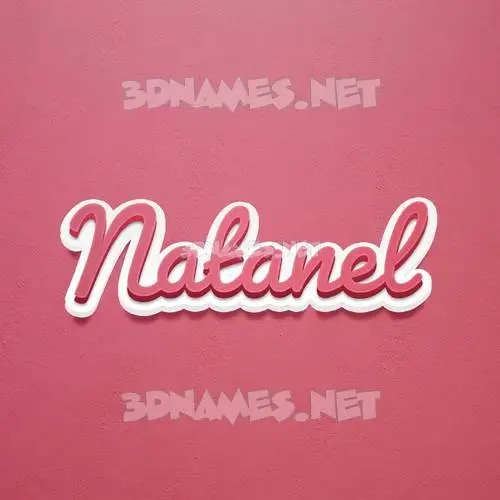 natanel in Red Scribble style - 3D name wallpaper natanel in Red Scribble style - 3D name wallpaper