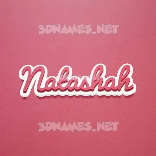 natashah in Red Scribble style - 3D name wallpaper natashah in Red Scribble style - 3D name wallpaper