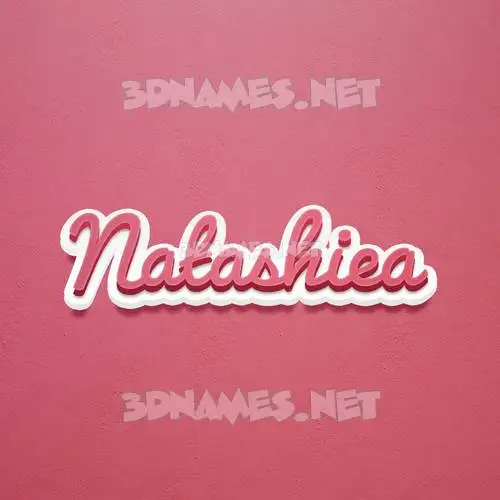 natashiea in Red Scribble style - 3D name wallpaper natashiea in Red Scribble style - 3D name wallpaper