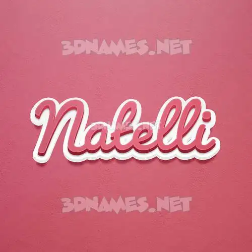 natelli in Red Scribble style - 3D name wallpaper natelli in Red Scribble style - 3D name wallpaper