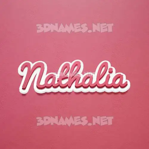 nathalia in Red Scribble style - 3D name wallpaper nathalia in Red Scribble style - 3D name wallpaper