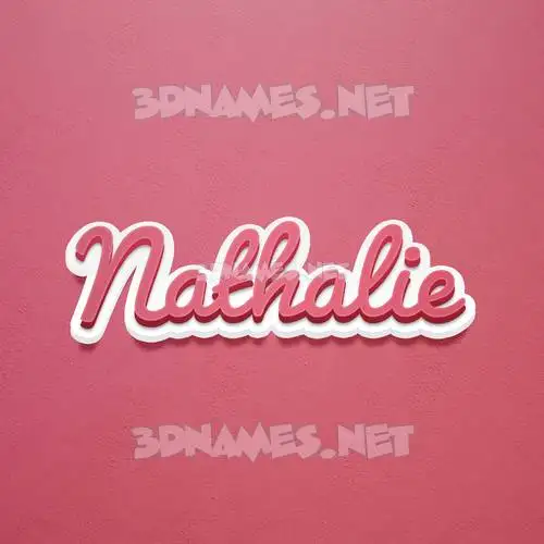 nathalie in Red Scribble style - 3D name wallpaper nathalie in Red Scribble style - 3D name wallpaper