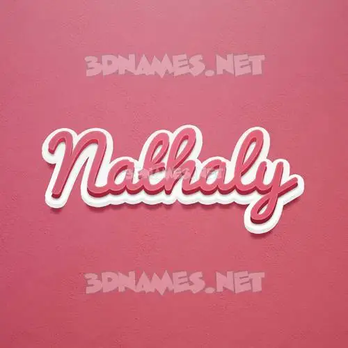 nathaly in Red Scribble style - 3D name wallpaper nathaly in Red Scribble style - 3D name wallpaper