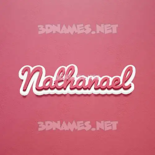 nathanael in Red Scribble style - 3D name wallpaper nathanael in Red Scribble style - 3D name wallpaper