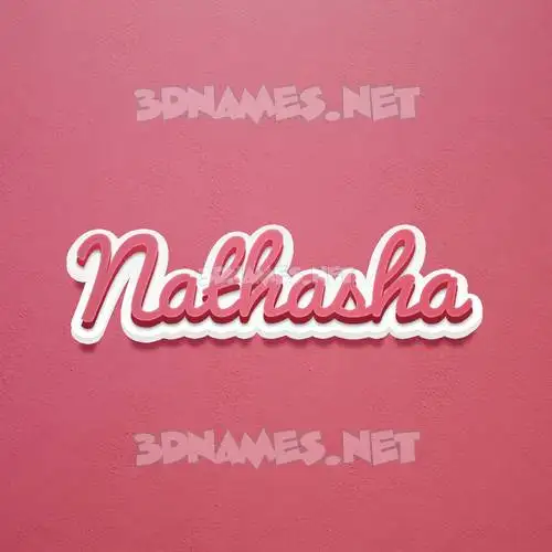nathasha in Red Scribble style - 3D name wallpaper nathasha in Red Scribble style - 3D name wallpaper