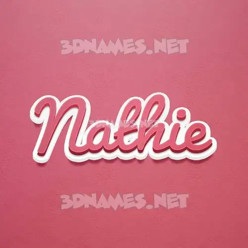 nathie in Red Scribble style - 3D name wallpaper nathie in Red Scribble style - 3D name wallpaper