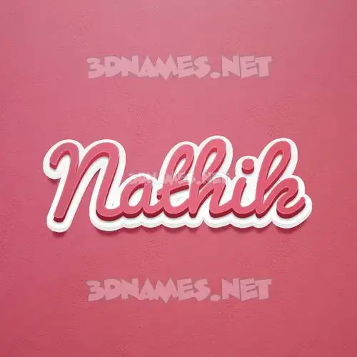 nathik in Red Scribble style - 3D name wallpaper nathik in Red Scribble style - 3D name wallpaper