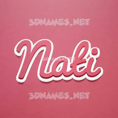 nati in Red Scribble style - 3D name wallpaper nati in Red Scribble style - 3D name wallpaper