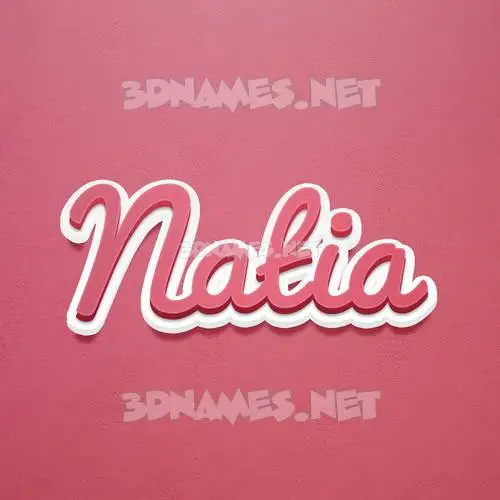 natia in Red Scribble style - 3D name wallpaper natia in Red Scribble style - 3D name wallpaper