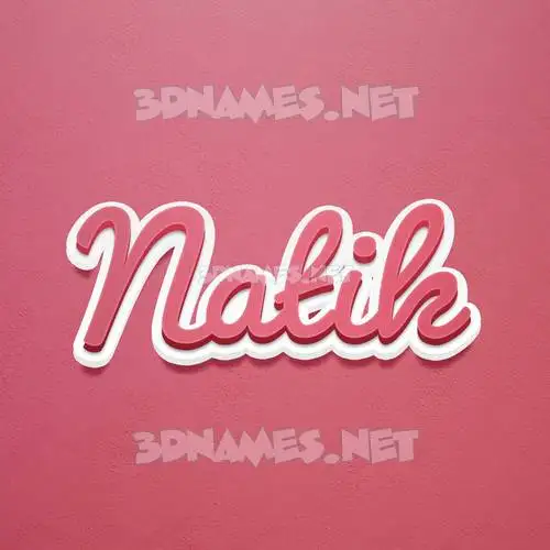 natik in Red Scribble style - 3D name wallpaper natik in Red Scribble style - 3D name wallpaper