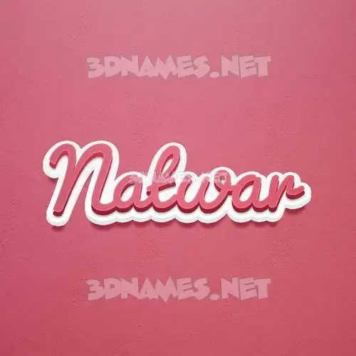 natwar in Red Scribble style - 3D name wallpaper natwar in Red Scribble style - 3D name wallpaper