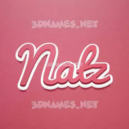 natz in Red Scribble style - 3D name wallpaper natz in Red Scribble style - 3D name wallpaper