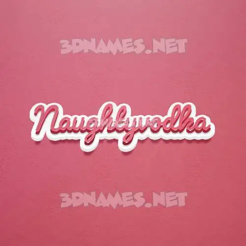 naughtyvodka in Red Scribble style - 3D name wallpaper naughtyvodka in Red Scribble style - 3D name wallpaper