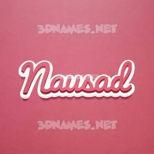 nausad in Red Scribble style - 3D name wallpaper nausad in Red Scribble style - 3D name wallpaper
