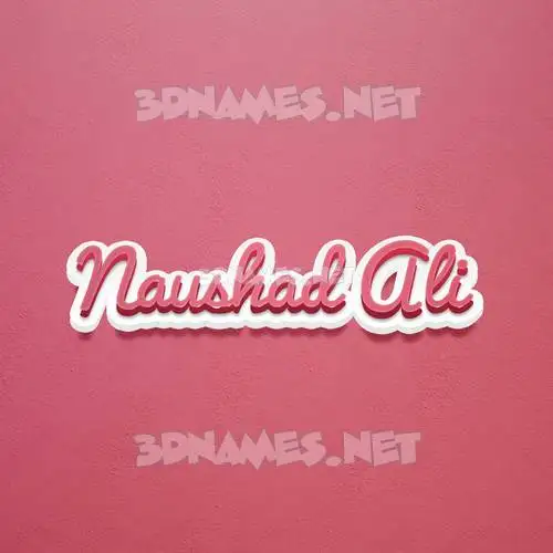 naushad ali in Red Scribble style - 3D name wallpaper naushad ali in Red Scribble style - 3D name wallpaper