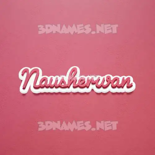 nausherwan in Red Scribble style - 3D name wallpaper nausherwan in Red Scribble style - 3D name wallpaper