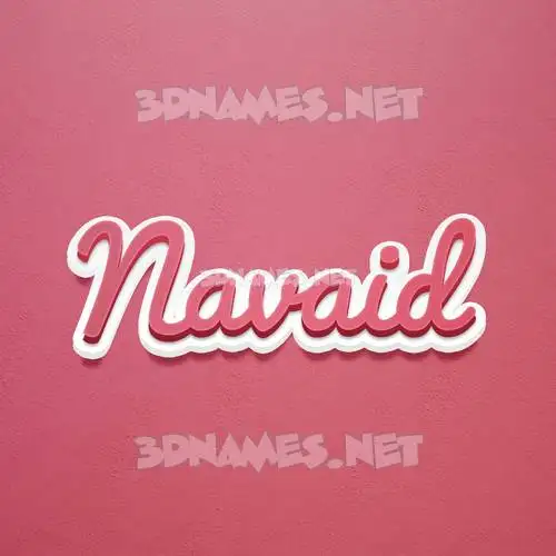 navaid in Red Scribble style - 3D name wallpaper navaid in Red Scribble style - 3D name wallpaper