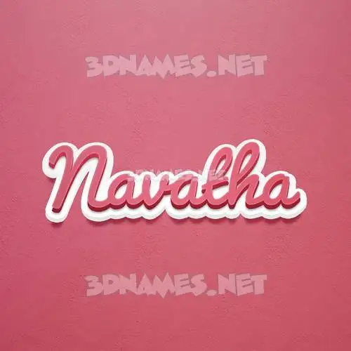 navatha in Red Scribble style - 3D name wallpaper navatha in Red Scribble style - 3D name wallpaper