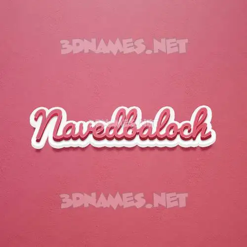 navedbaloch in Red Scribble style - 3D name wallpaper navedbaloch in Red Scribble style - 3D name wallpaper