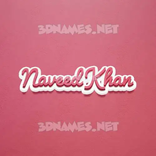 naveed khan in Red Scribble style - 3D name wallpaper naveed khan in Red Scribble style - 3D name wallpaper
