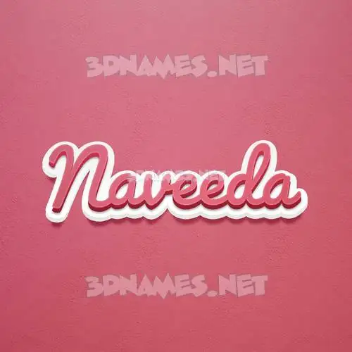 naveeda in Red Scribble style - 3D name wallpaper naveeda in Red Scribble style - 3D name wallpaper