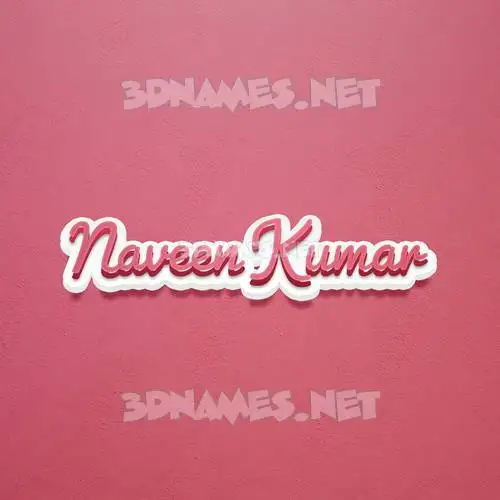 naveen kumar in Red Scribble style - 3D name wallpaper naveen kumar in Red Scribble style - 3D name wallpaper